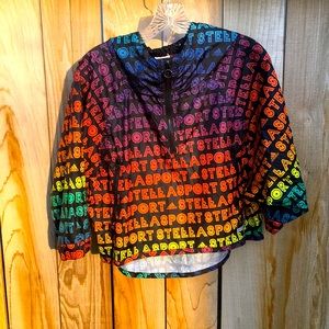 Stella McCartney ADIDAS cropped hoody Multi color brights S